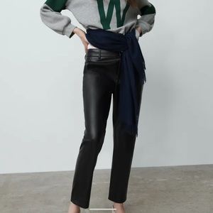 Zara Faux Leather Pants